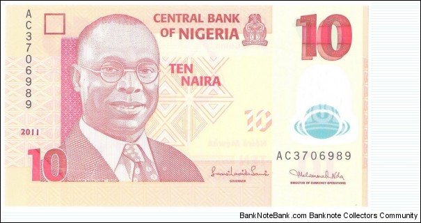 10 Naira(Polymer Issue) Banknote