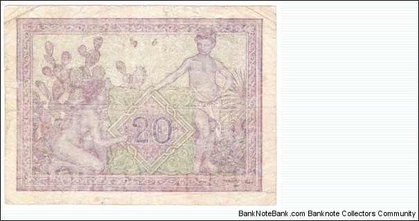 Banknote from Algeria year 1945