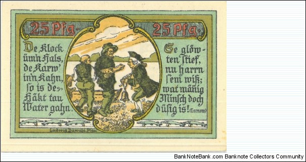 Banknote from Germany year 1922