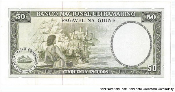 Banknote from Guinea-Bissau year 1971