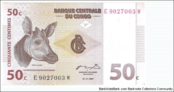 50 Centimes Banknote
