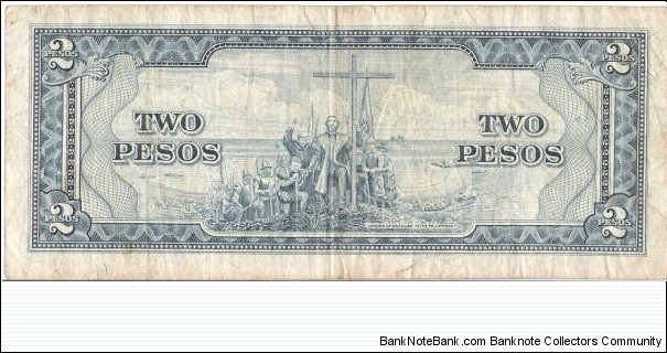 Banknote from Philippines year 1957