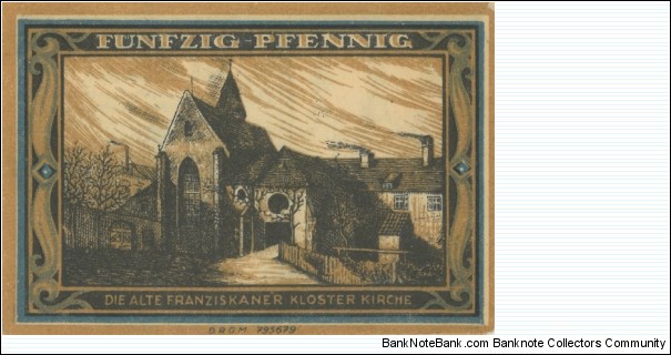 Banknote from Germany year 1922