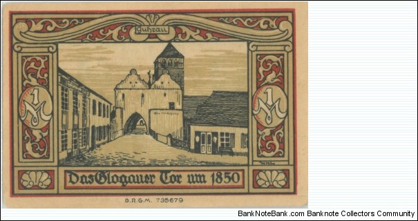 Notgeld:
Guhrau Bez. Breslan
(4 of 5) Banknote