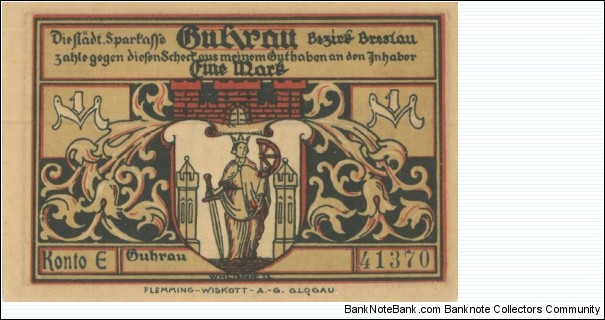 Banknote from Germany year 1922