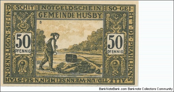 Notgeld:
Husby
(1 of 6) Banknote