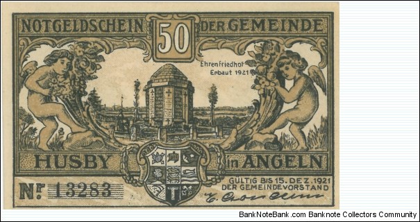 Banknote from Germany year 1921