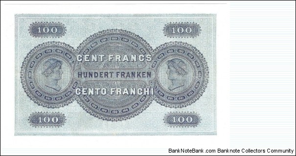Banknote from Switzerland year 1907
