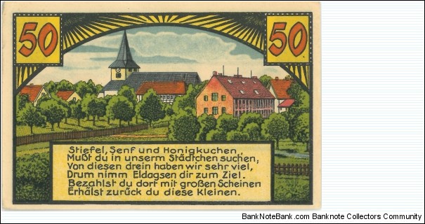 Banknote from Germany year 1921