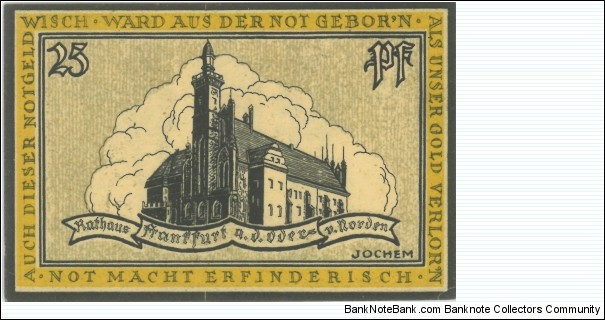 Banknote from Germany year 1922