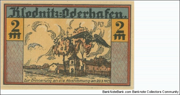 Banknote from Germany year 1921