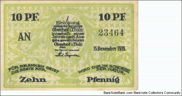 Banknote from Germany year 1919