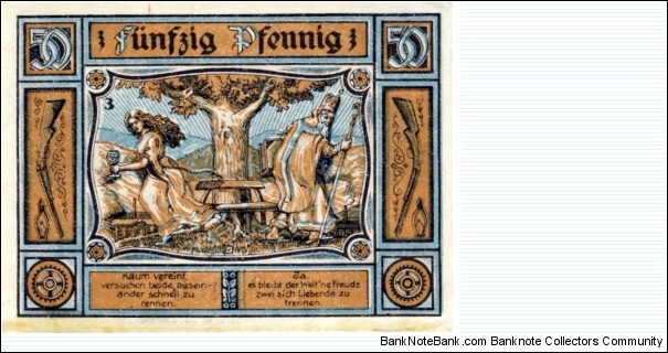 Banknote from Germany year 1921