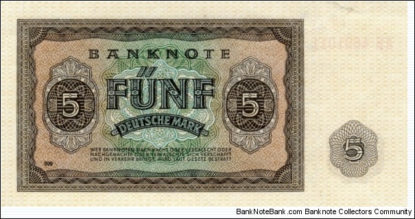 Banknote from Germany year 1948