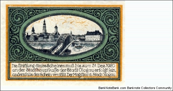 Banknote from Germany year 1920