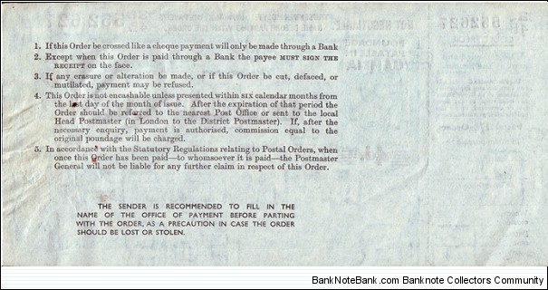 Banknote from Gambia year 1971