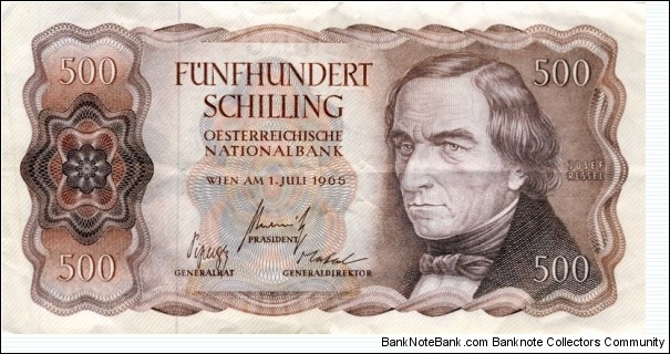 500 Schilling Banknote