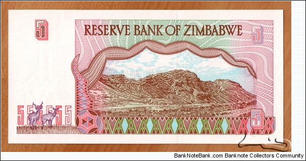 Banknote from Zimbabwe year 1997