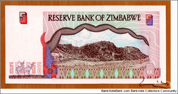 Banknote from Zimbabwe year 1997