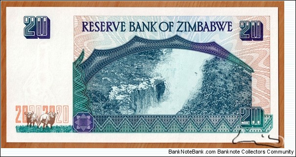 Banknote from Zimbabwe year 1997