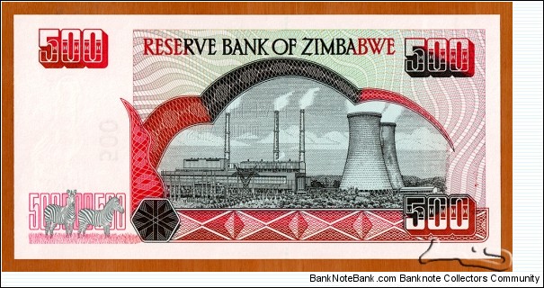 Banknote from Zimbabwe year 2001