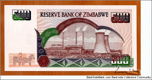 Banknote from Zimbabwe year 2001