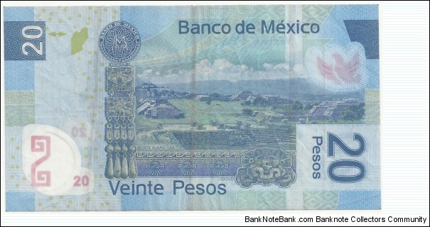 Banknote from Mexico year 2012