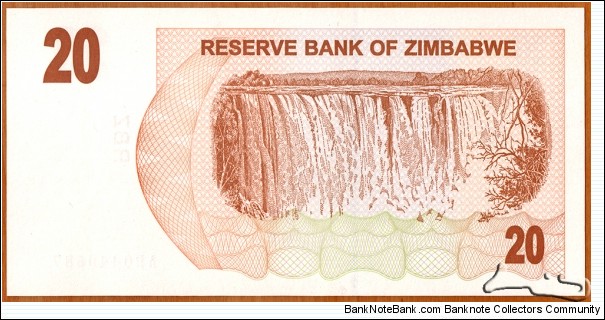 Banknote from Zimbabwe year 2006