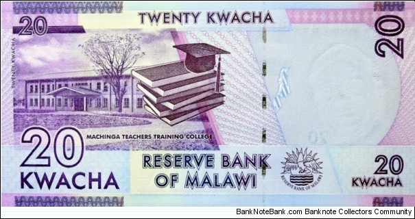 Banknote from Malawi year 2015