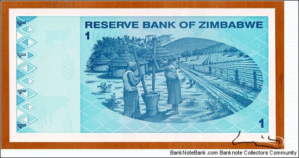 Banknote from Zimbabwe year 2009