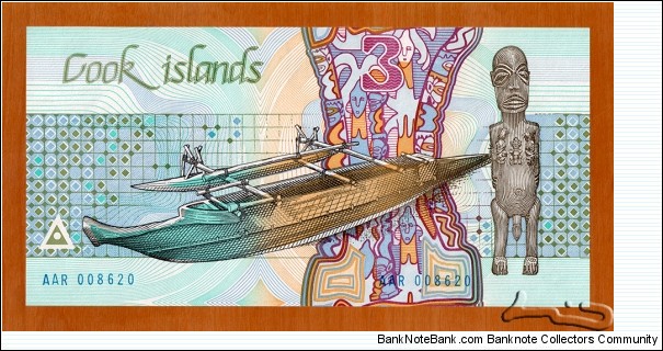 Banknote from Cook Islands year 1987