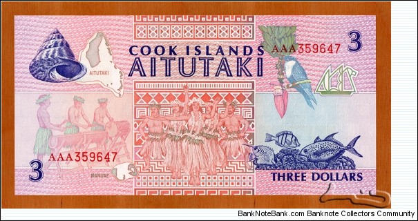 Banknote from Cook Islands year 1992