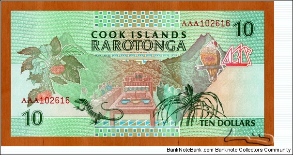 Banknote from Cook Islands year 1992