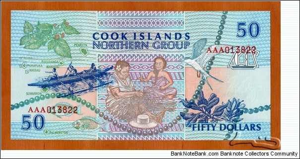 Banknote from Cook Islands year 1992