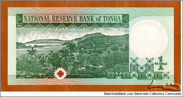 Banknote from Tonga year 1995