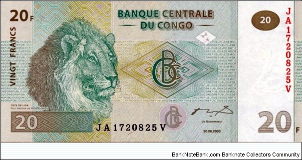 20 Francs Banknote