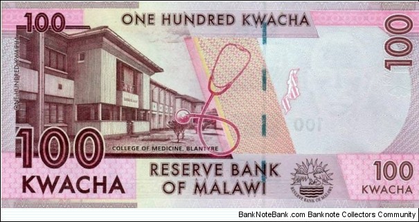 Banknote from Malawi year 2016