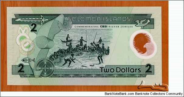 Banknote from Solomon Islands year 2001