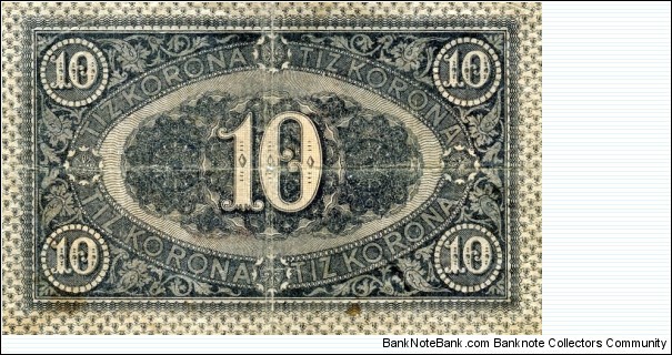 Banknote from Hungary year 1919