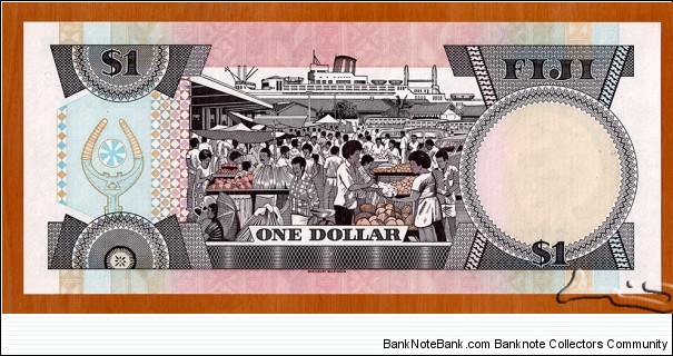 Banknote from Fiji year 1987