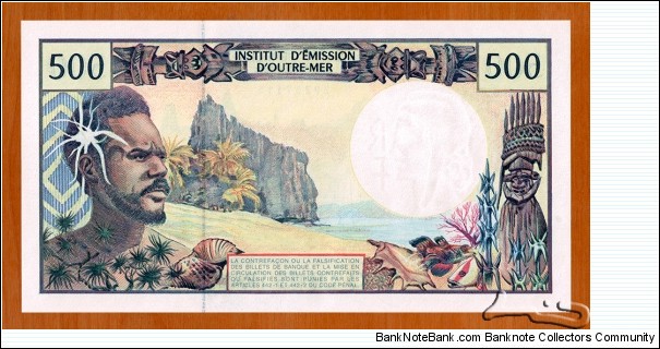 Banknote from French Polynesia year 2003