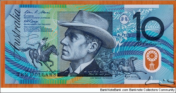 Australia | 
10 Dollars, 2007 | 

Obverse: Portrait of Andrew Barton 
