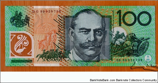 Banknote from Australia year 1999