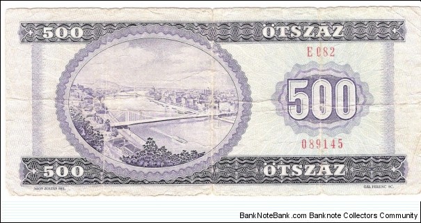 Banknote from Hungary year 1990