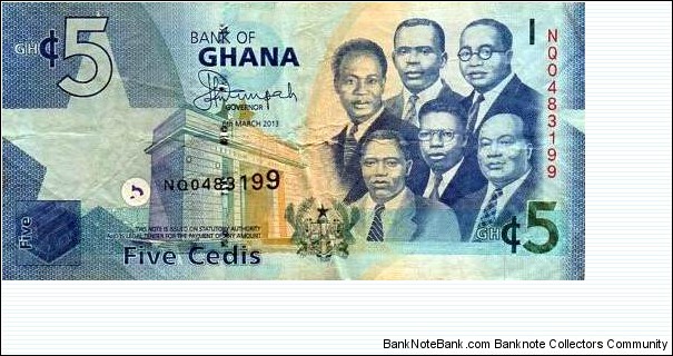 5 Cedis Banknote