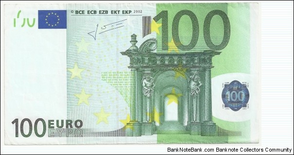 EU-BN 100 Euro 2002 Banknote