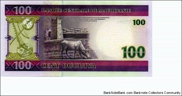 Banknote from Mauritania year 2004