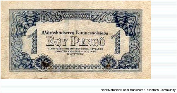 Banknote from Hungary year 1944