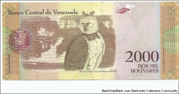 Banknote from Venezuela year 2016