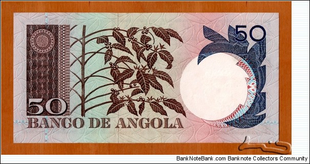 Banknote from Angola year 1973